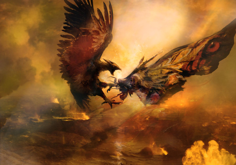 Concept art for Godzilla: King Of The Monsters